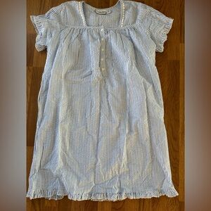 Country Store Cotton Seersucker Nightgown